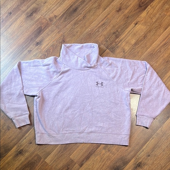 Under Armour Tops - Under Armour Lavender Cowl Neck Sweatshirt